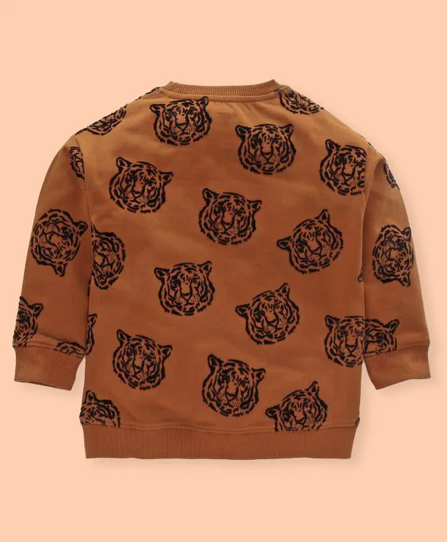 Ventra Boys Tiger Flock Sweatshirt