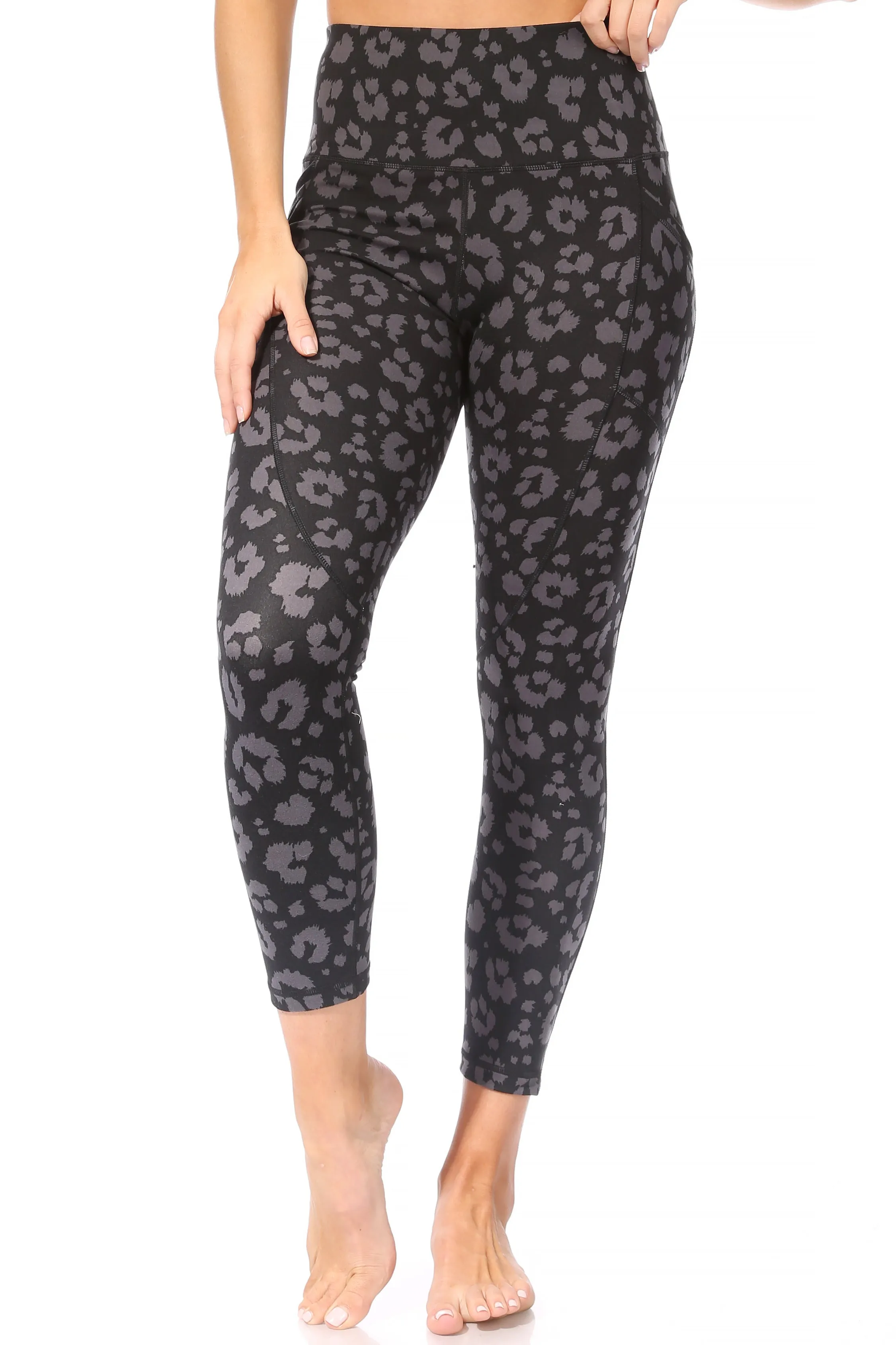 Women's "WARRIOR" High-Waisted Performance Legging with Two Side Pockets