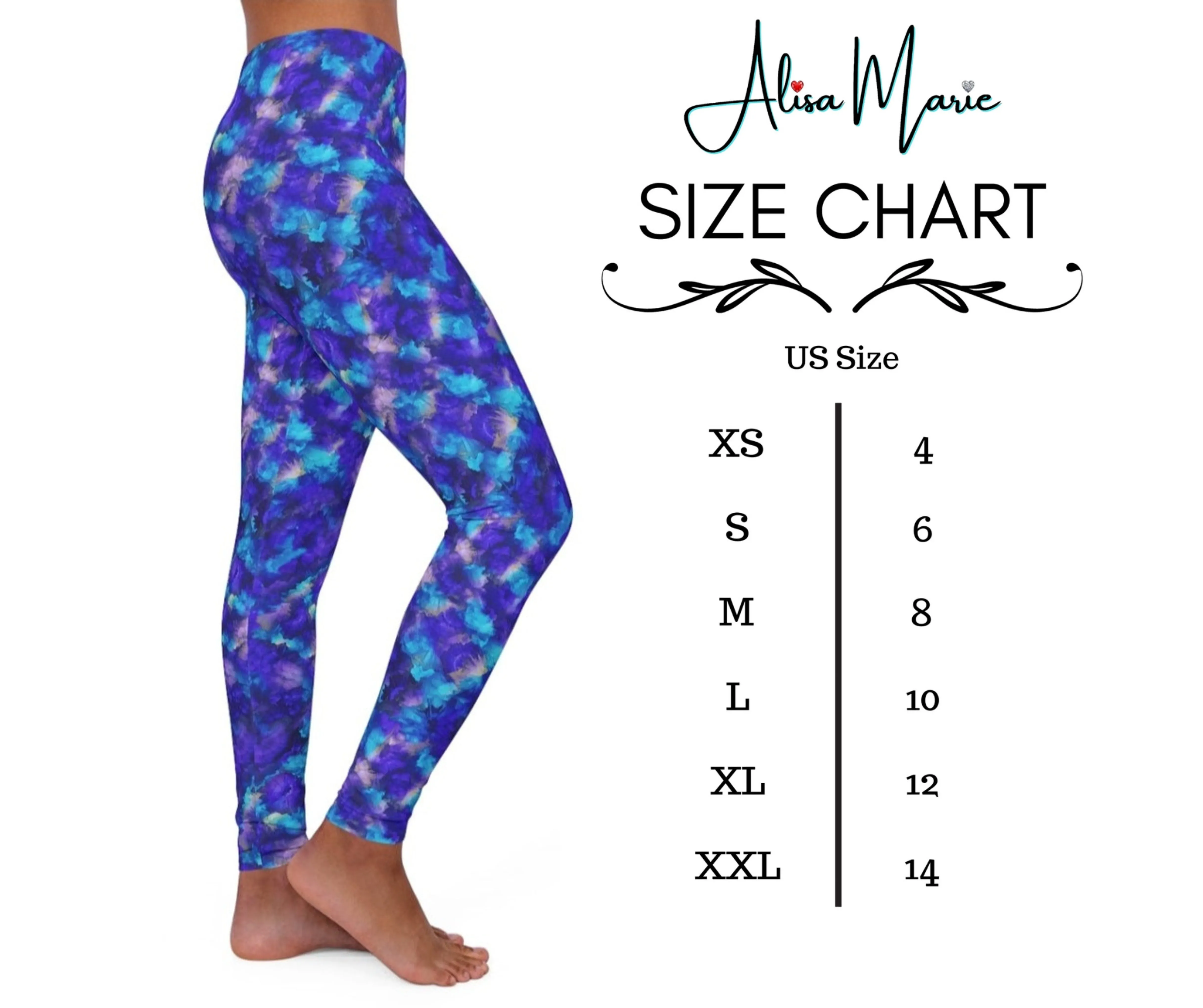 Women's Spandex Leggings - Mystic