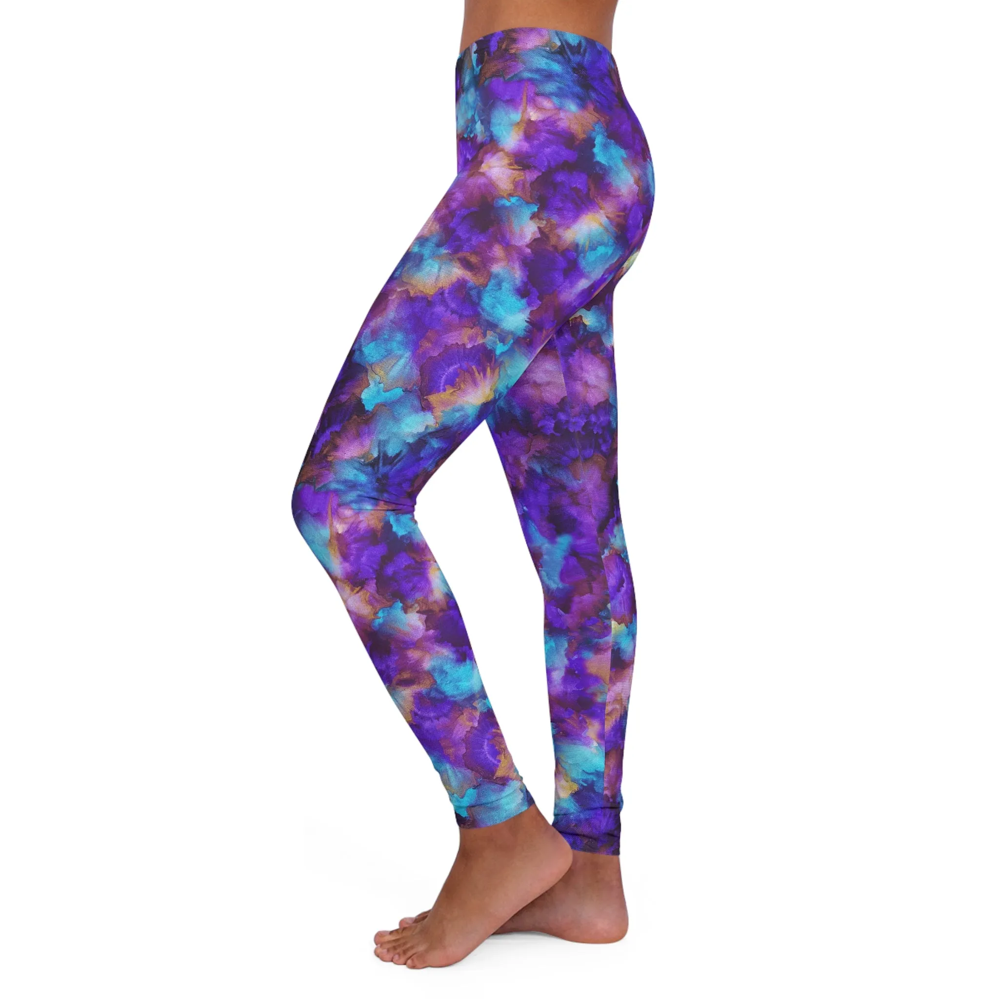 Women's Spandex Leggings - Stardust