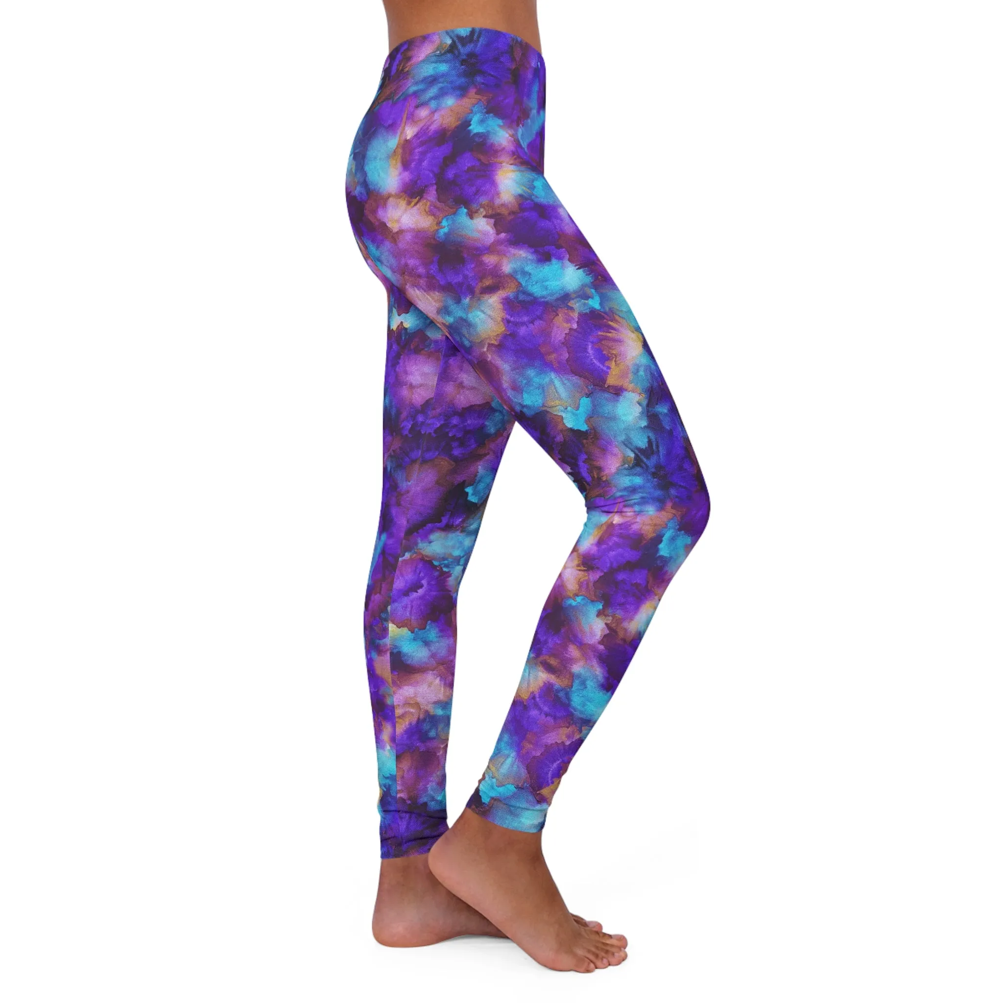 Women's Spandex Leggings - Stardust