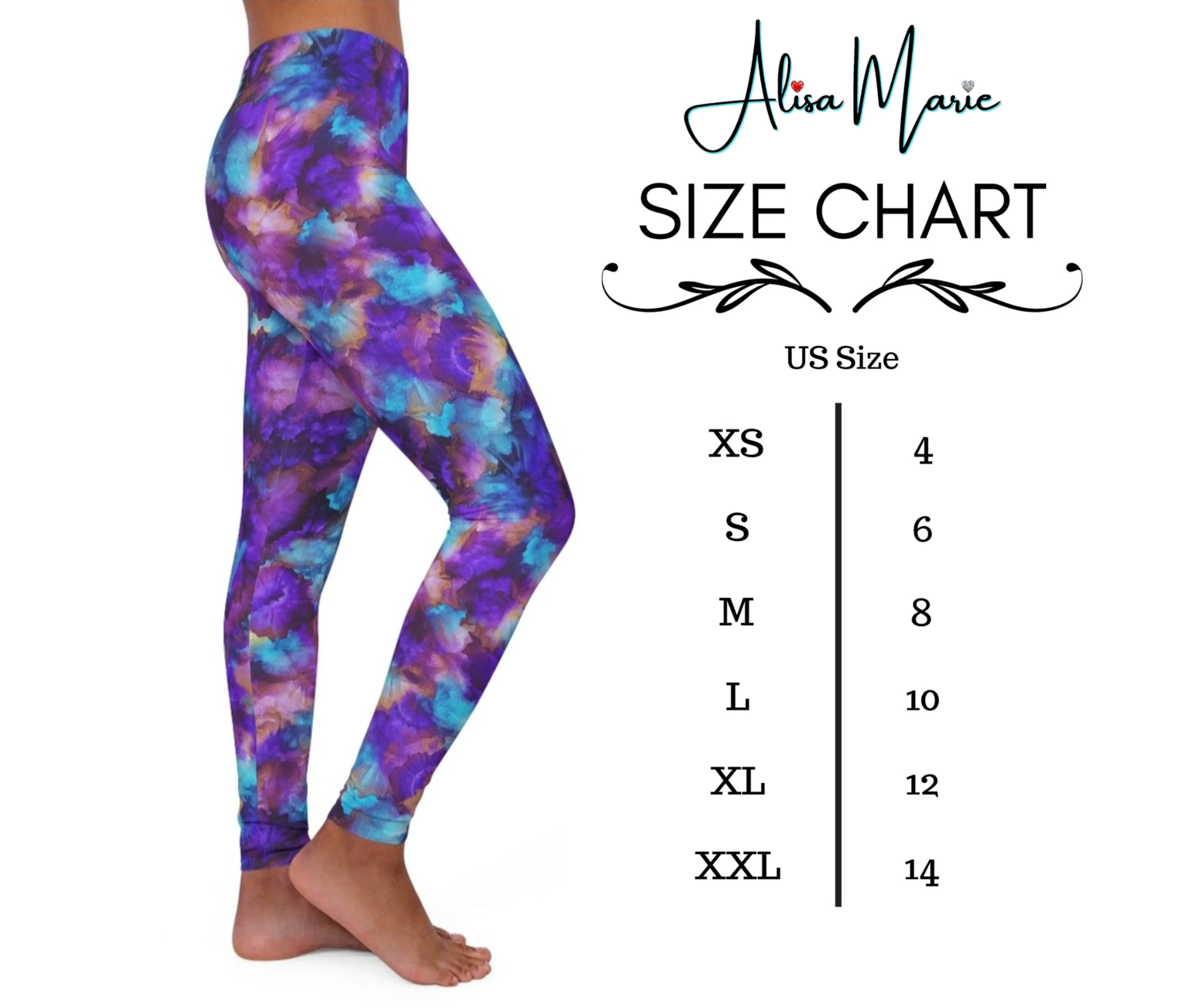 Women's Spandex Leggings - Stardust