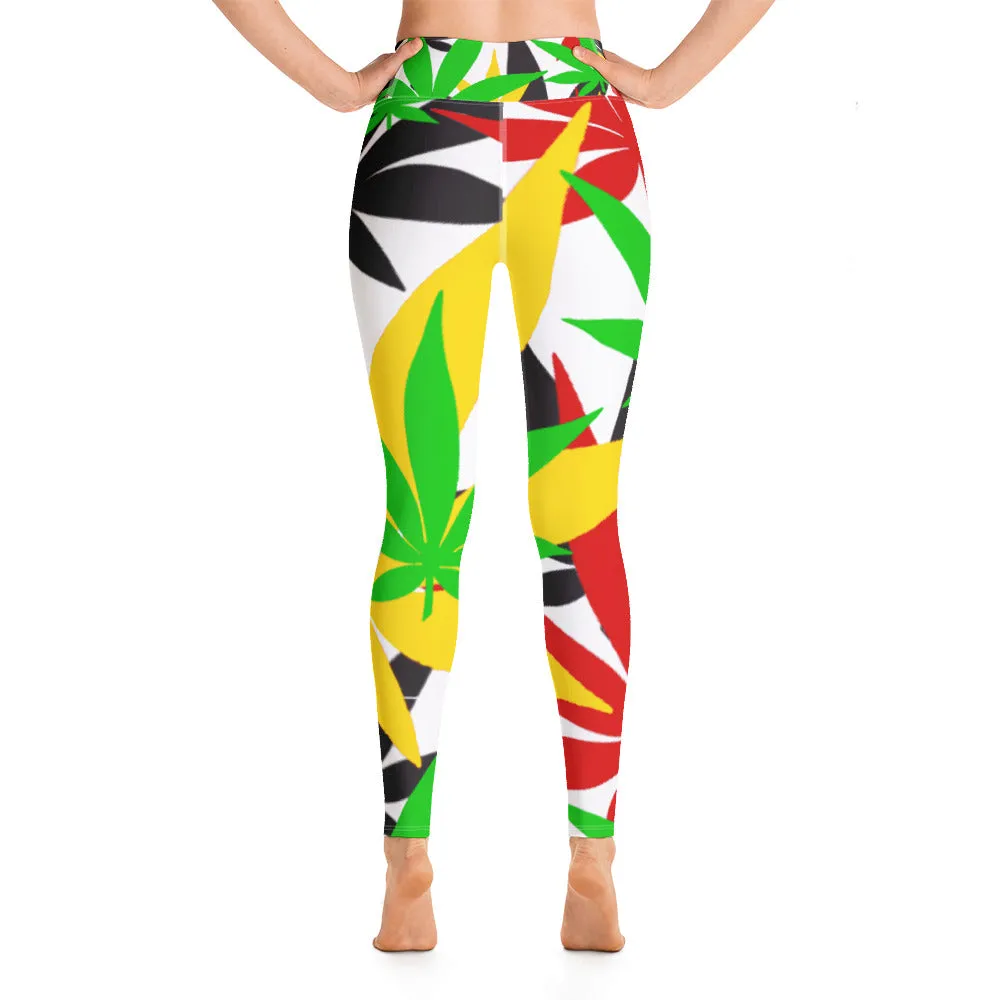 Yoga Solid Leaf E4SO Leggings